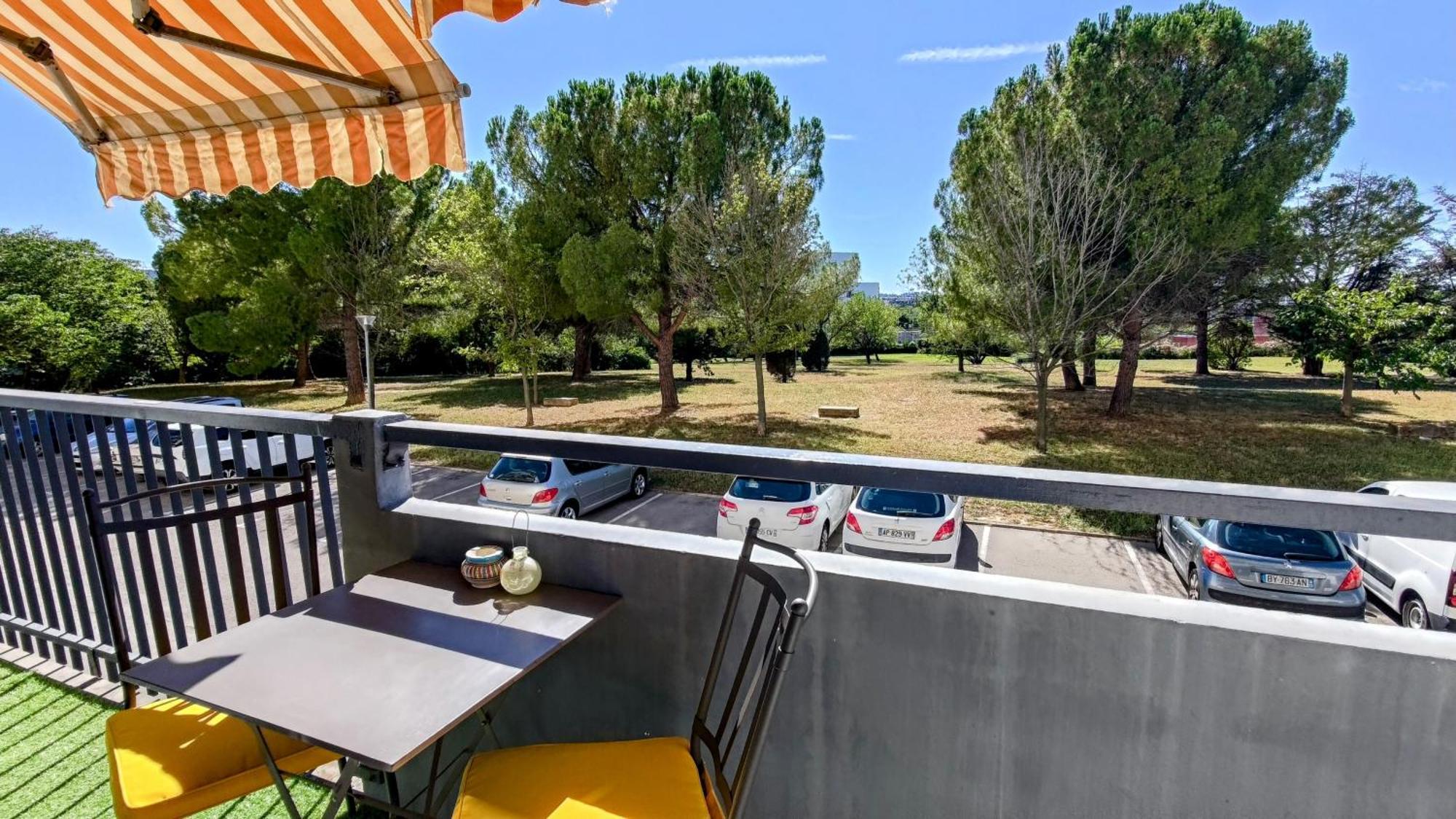 Studio Soleil Et Verdure - Montpellier Celleneuve Εξωτερικό φωτογραφία